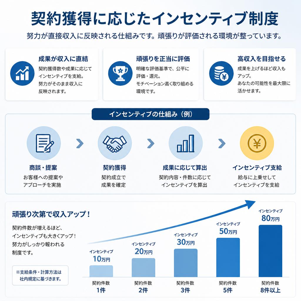 成果を実感する報酬制度