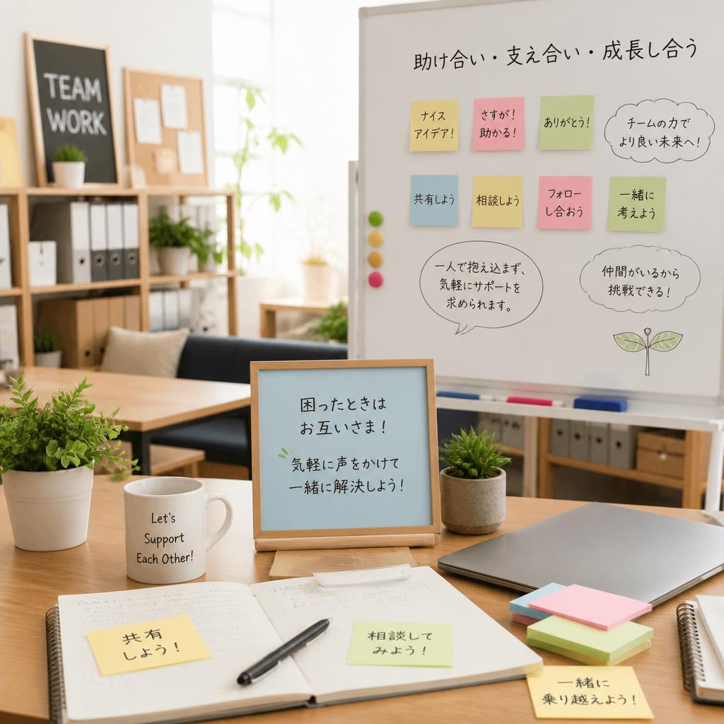 チーム全体で助け合う風土